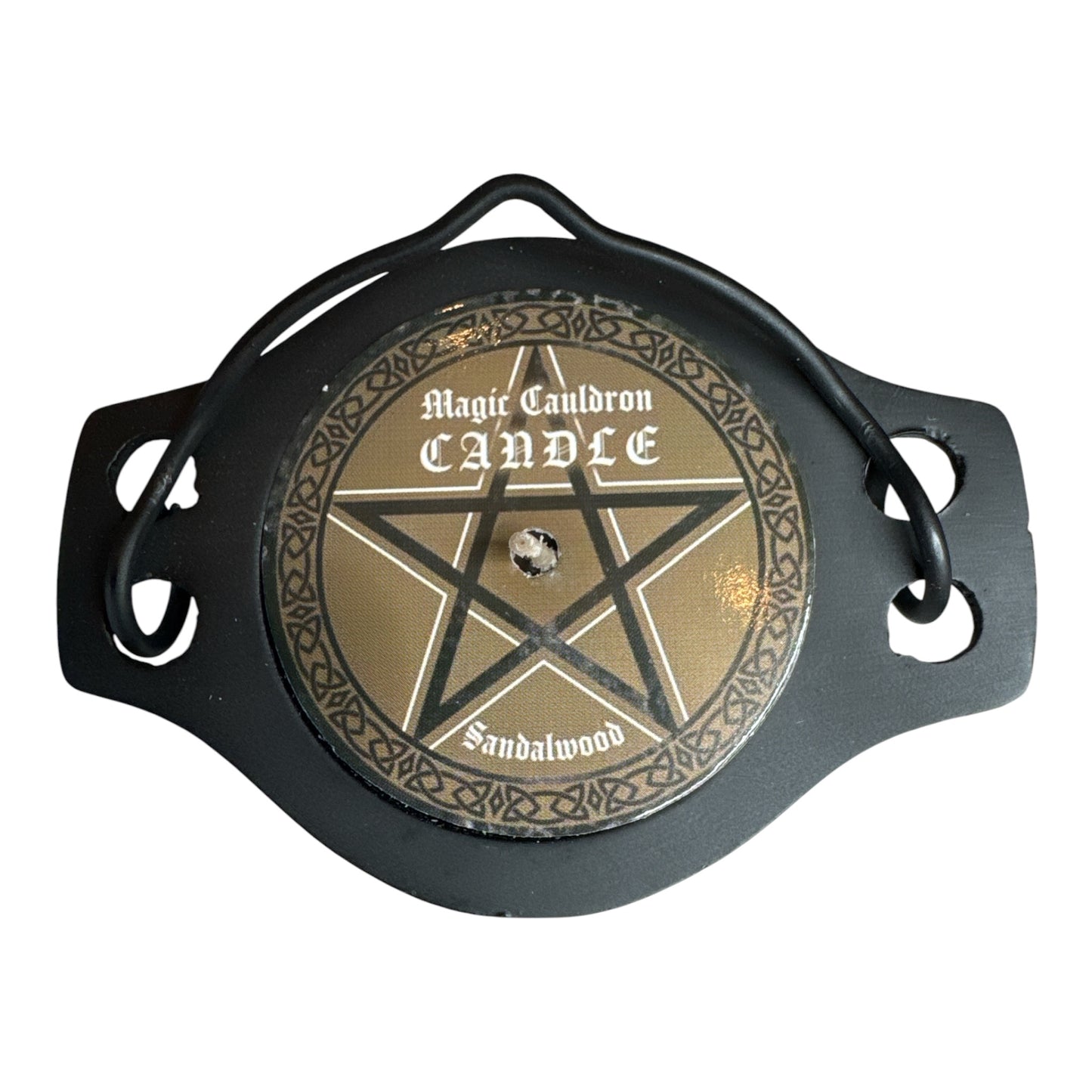 MAGIC CAULDRON CANDLE-SANDALWOOD 3″