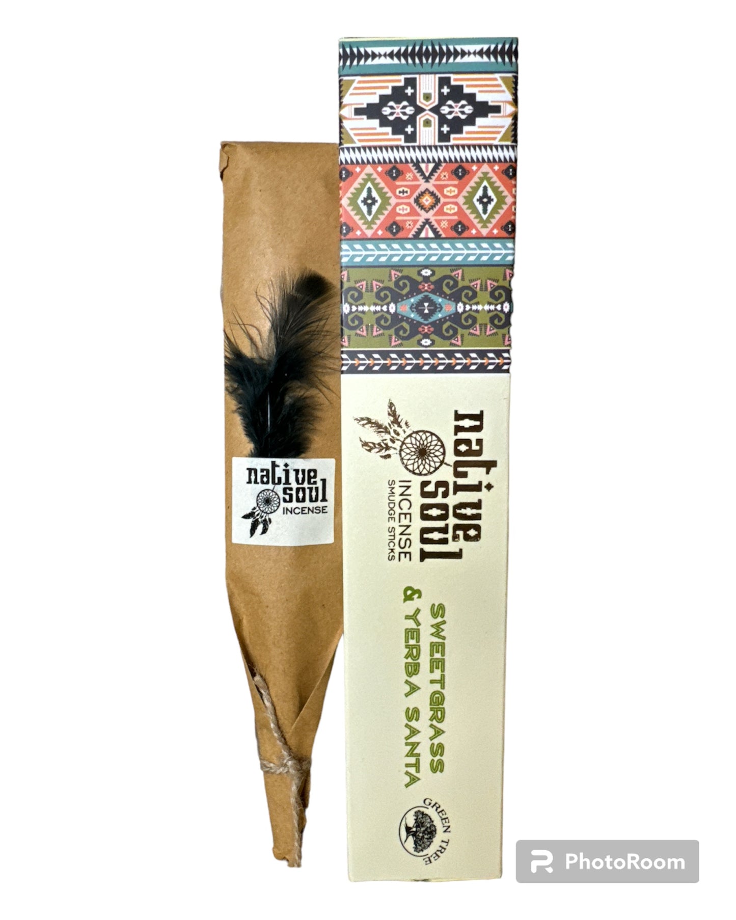 (Native Soul) Sweetgrass & Yerba Santa Incense Sticks