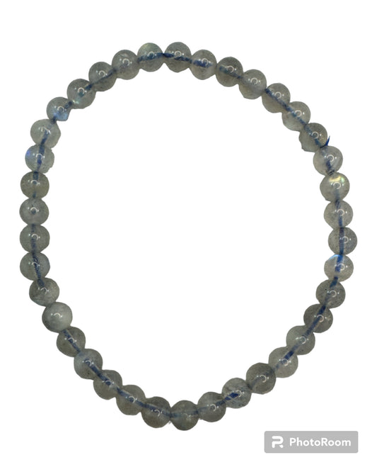 4mm round Blue Labradorite bracelet
