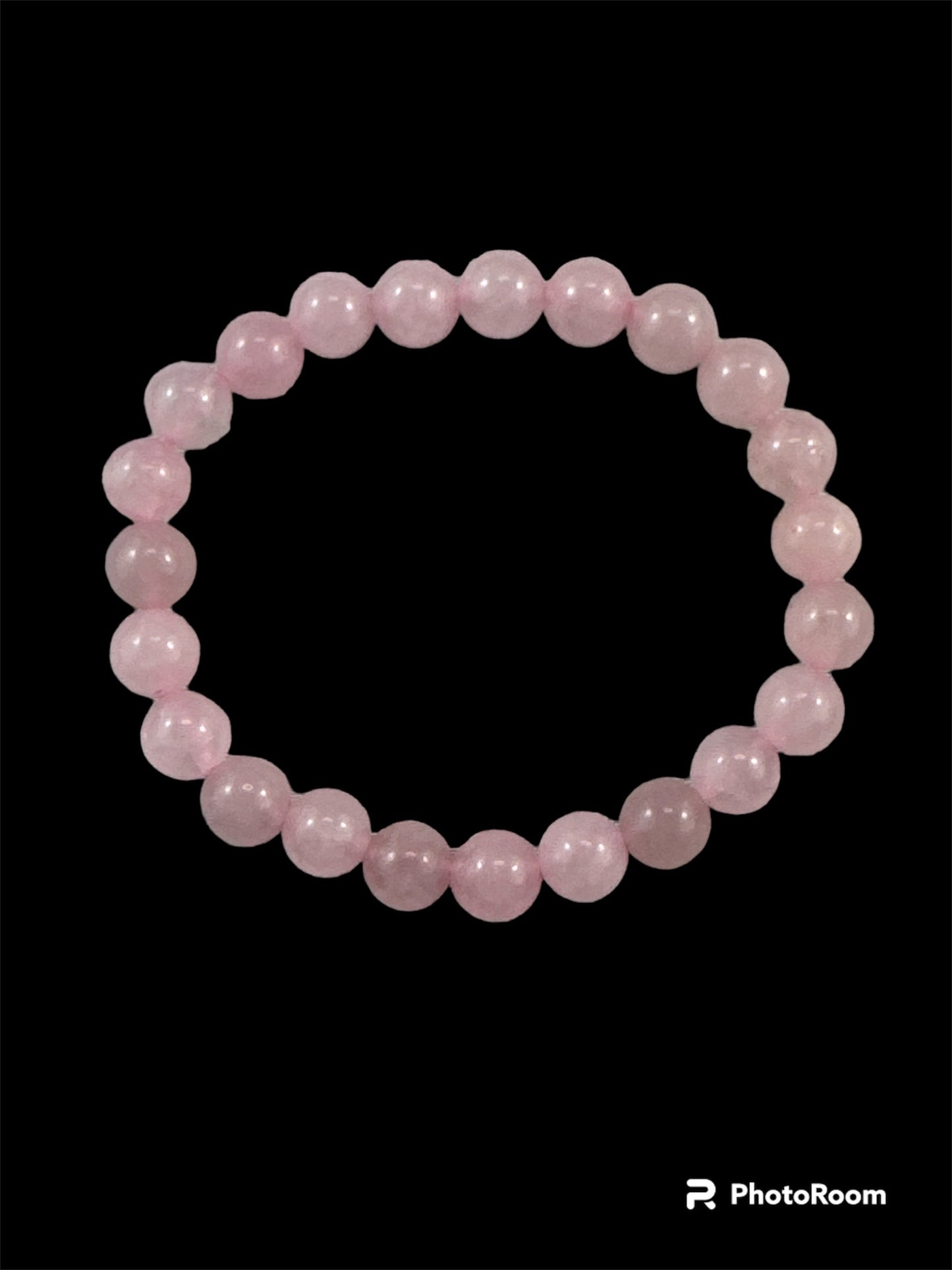 8mm round Rose Quartz bracelet
