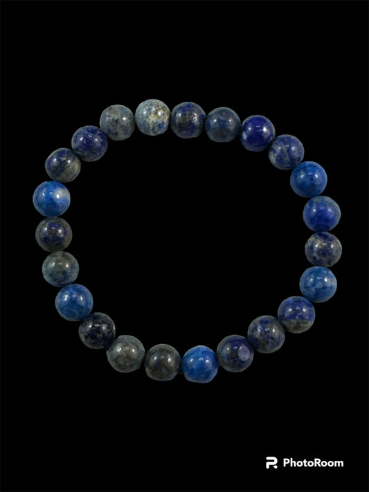 8mm round Lapis Lazuli bracelet