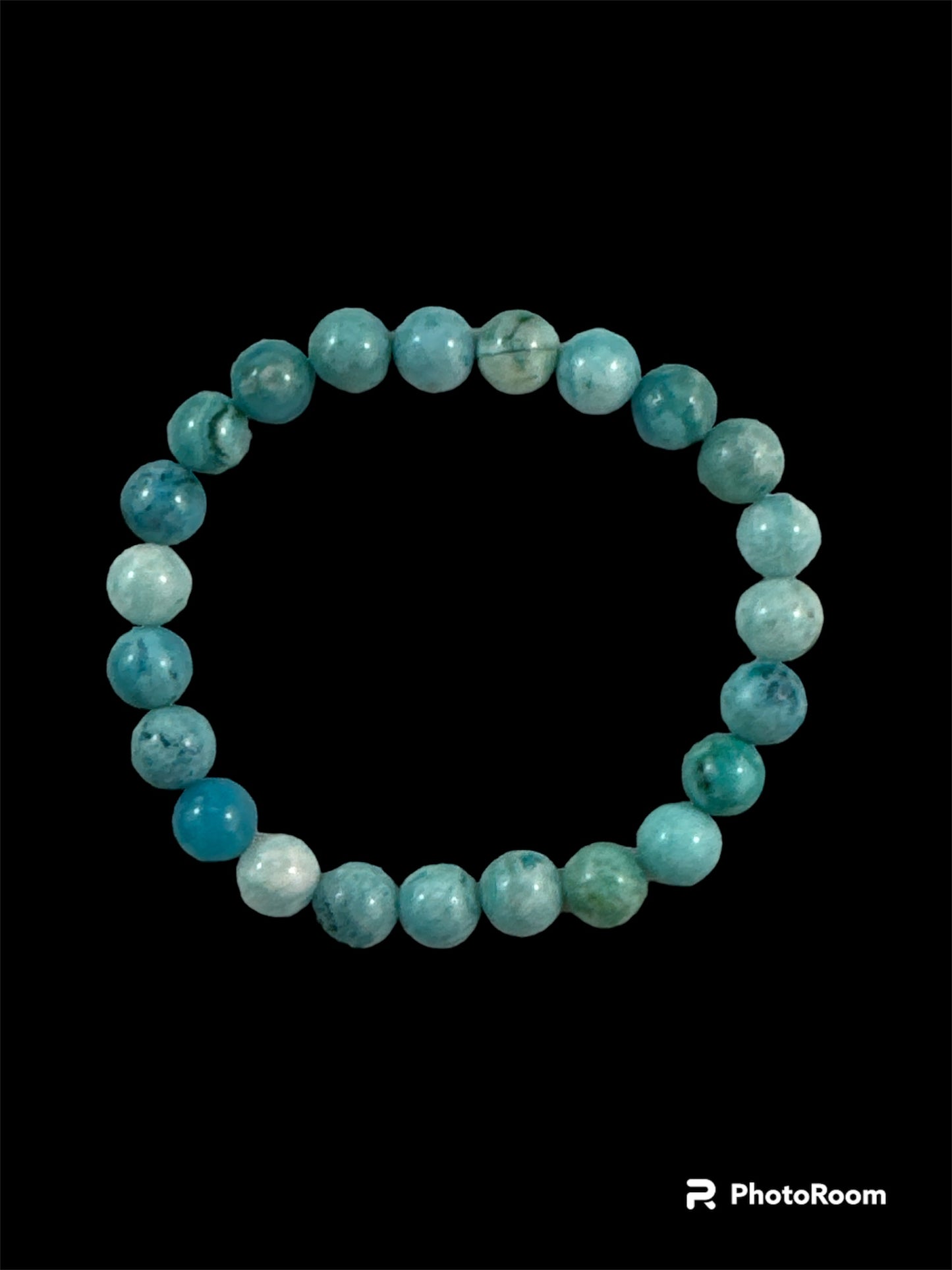 8mm round Hemimorphite bracelet