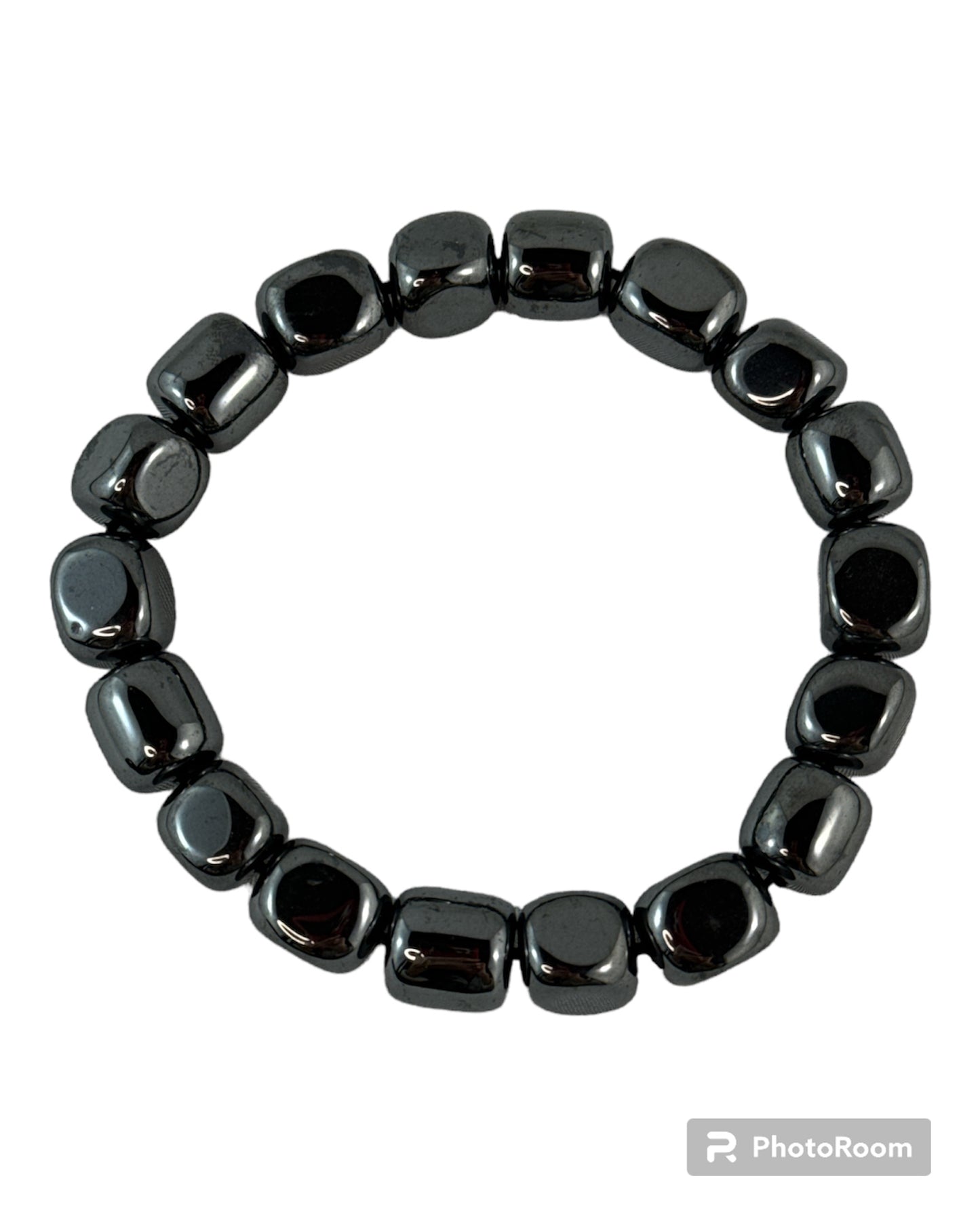 Tumbled Hematite bracelet