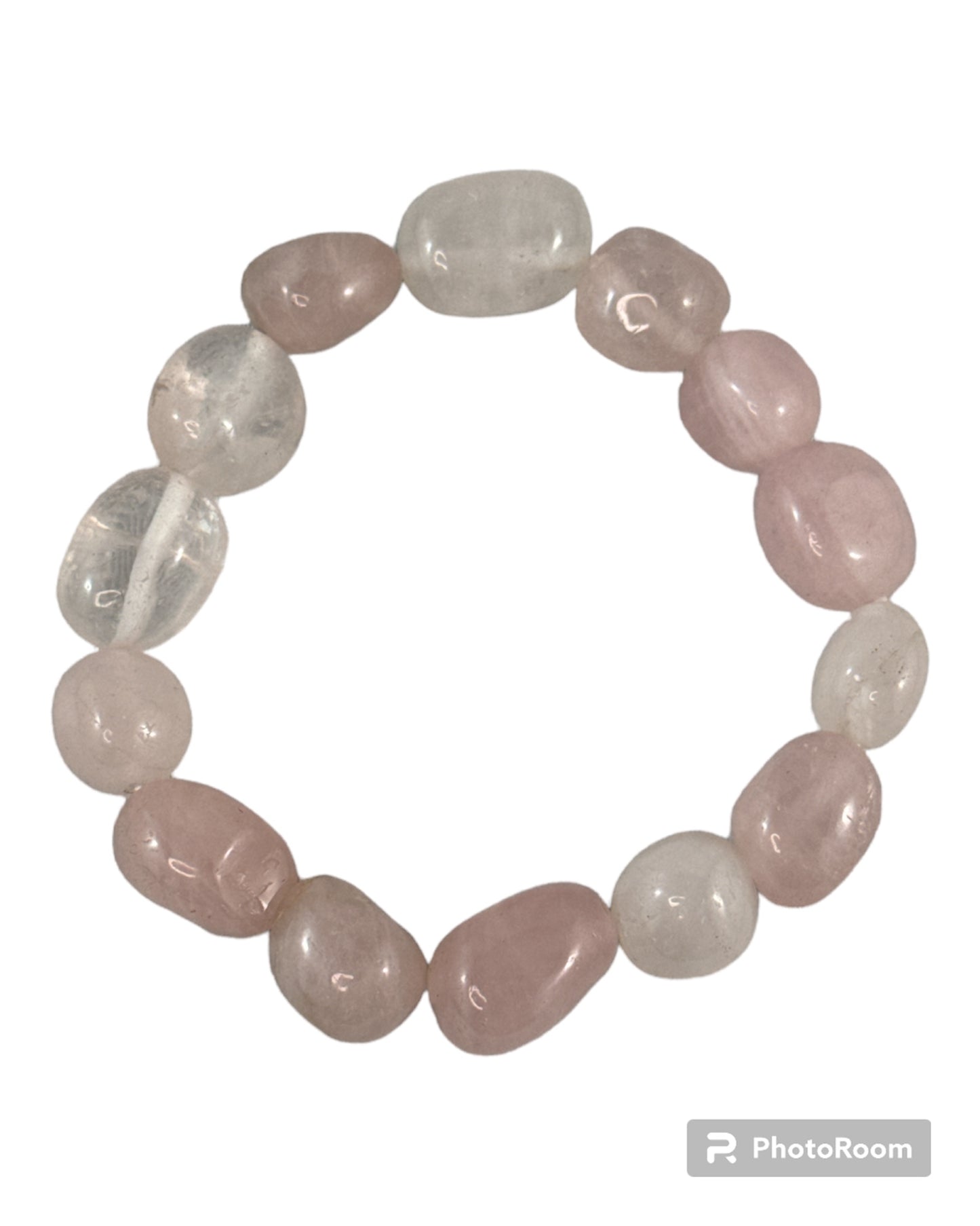 Tumbled Rose Quartz bracelet