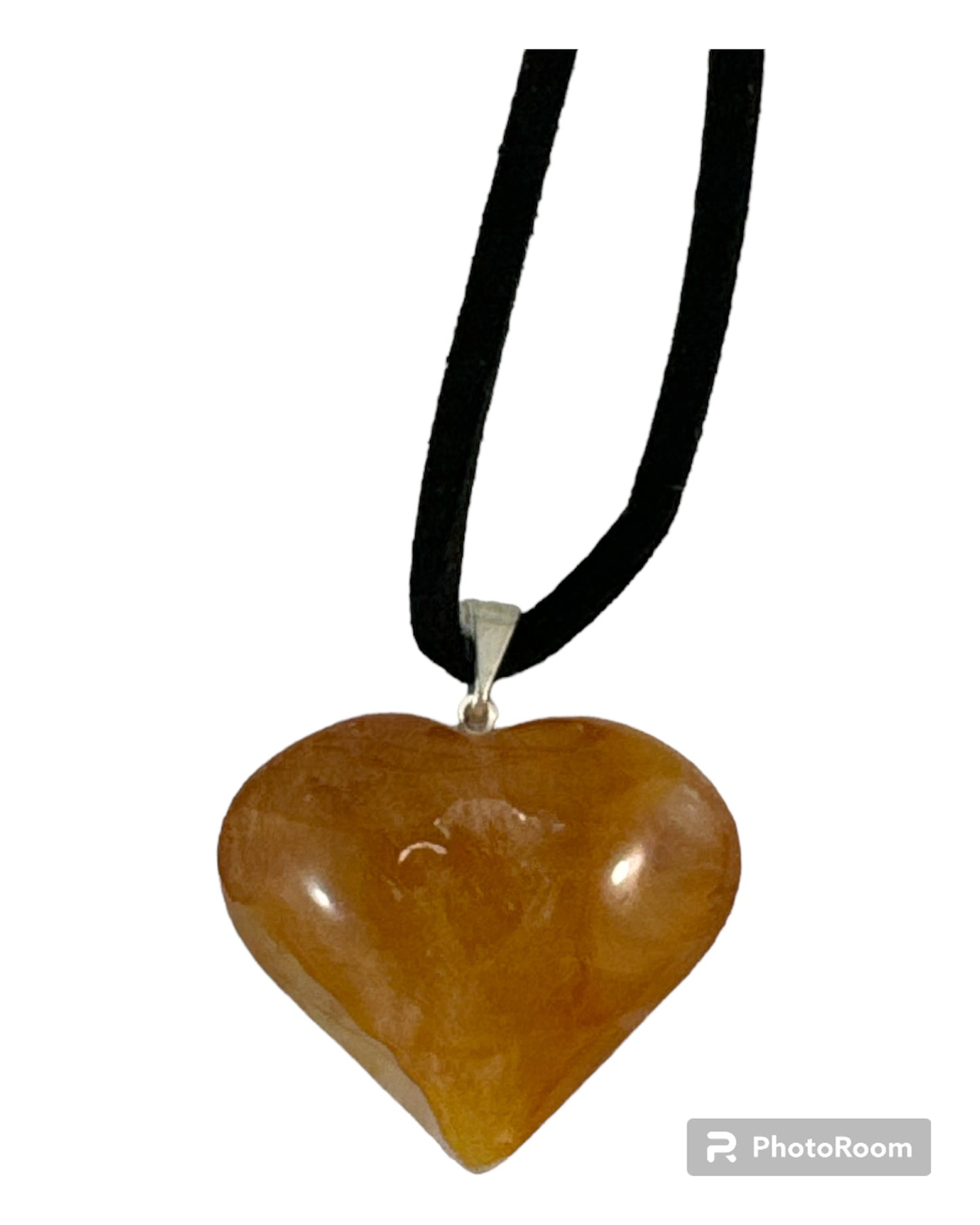 Citrine Heart pendant