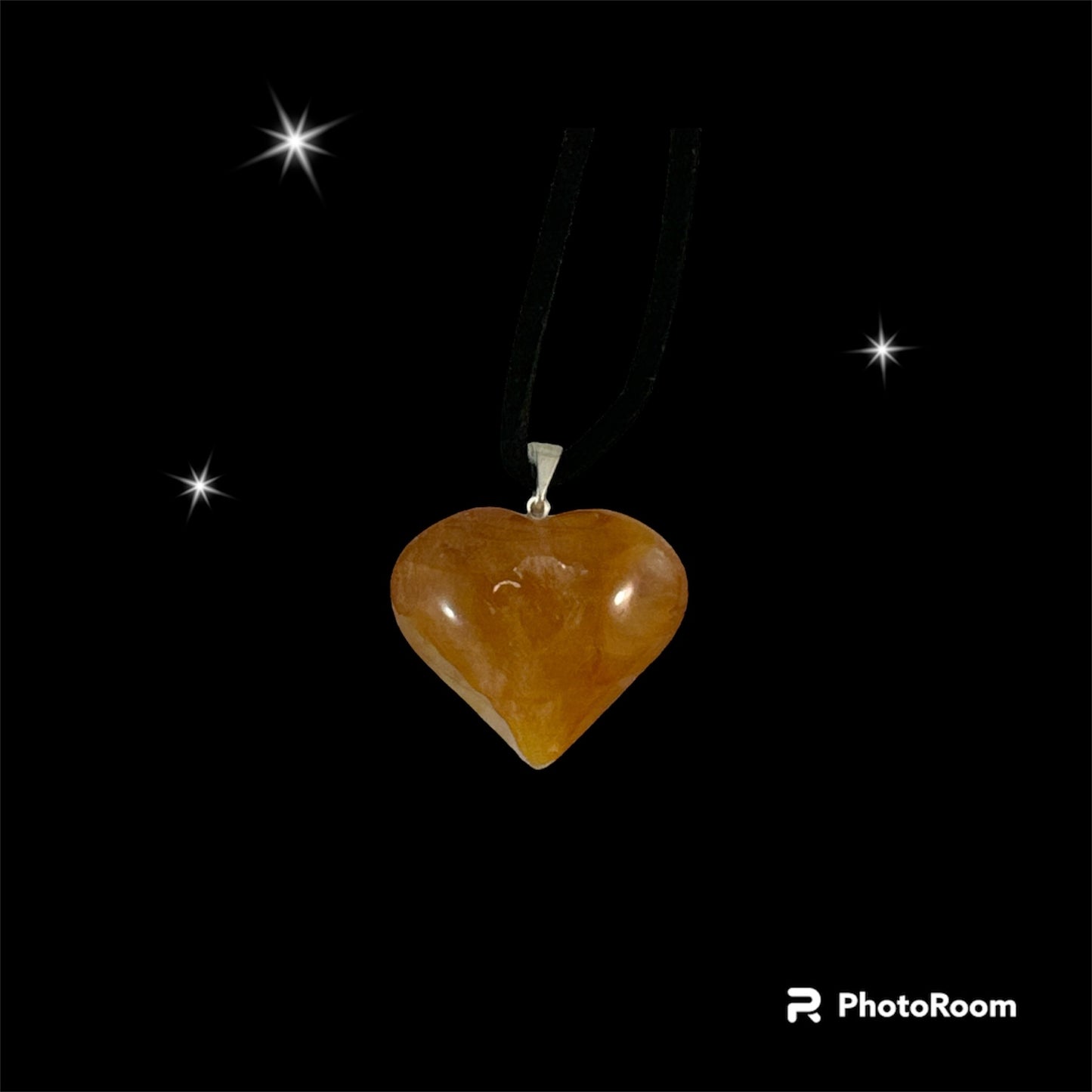 Citrine Heart pendant