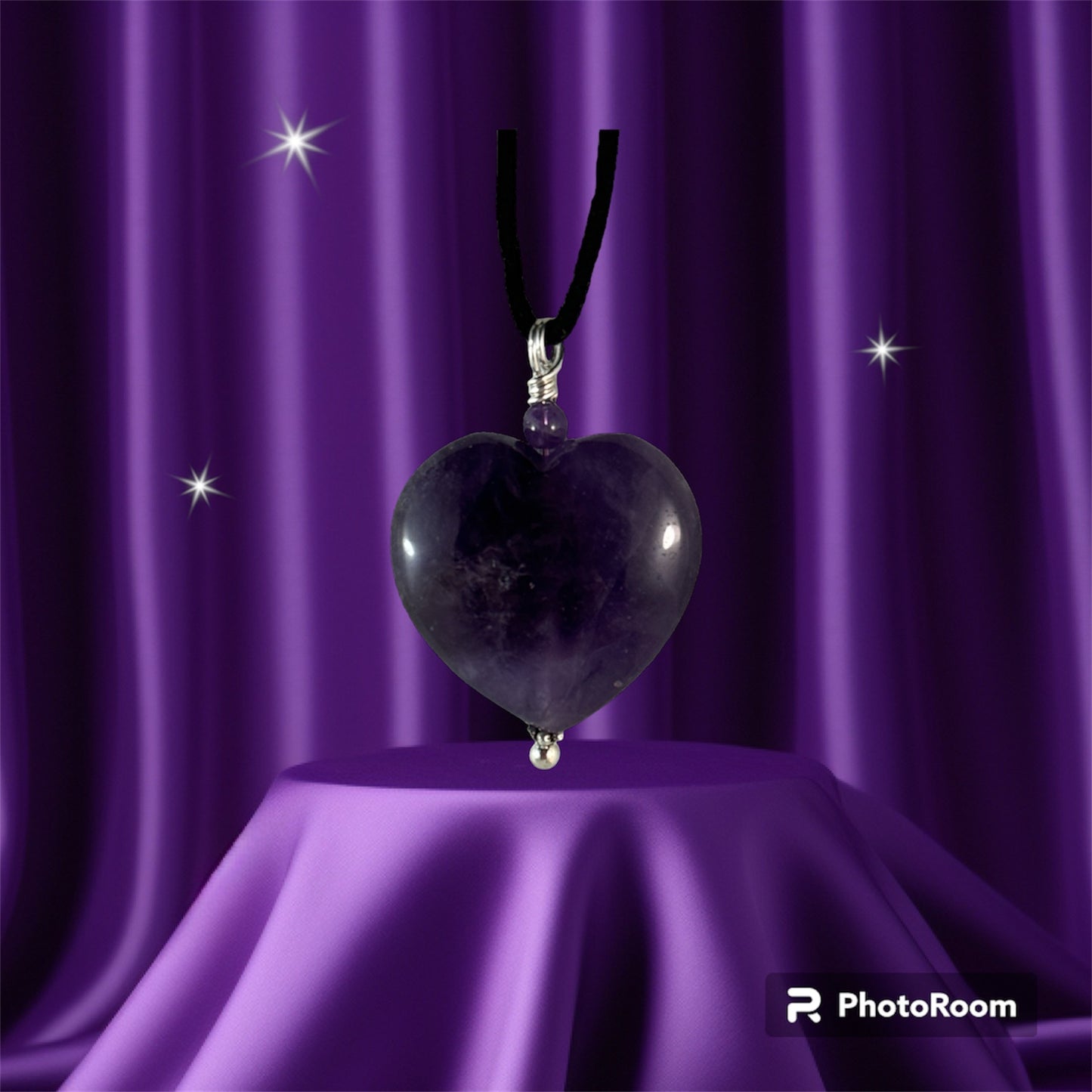 Amethyst Heart pendant