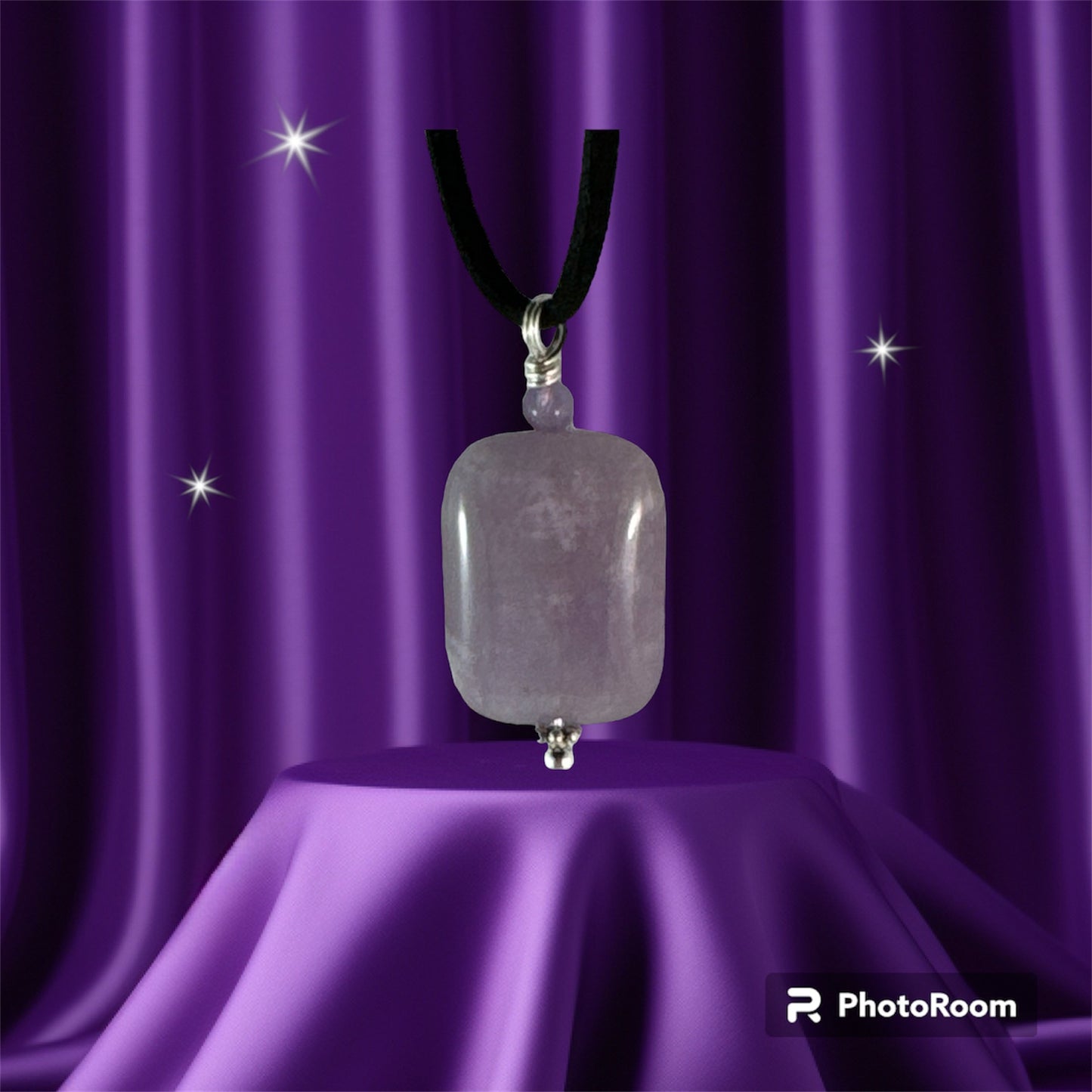 Amethyst Pendant (square)