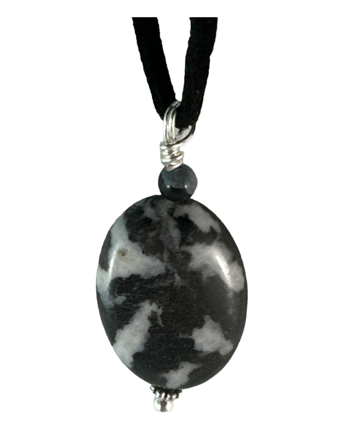 Zebra Jasper pendant (Oval)