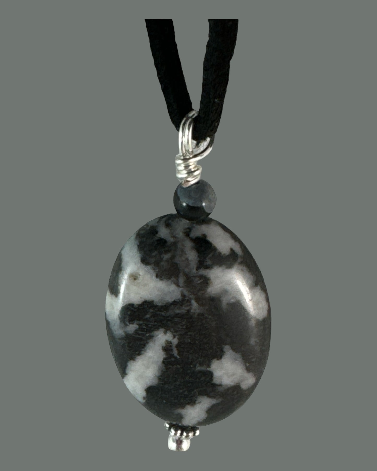 Zebra Jasper pendant (Oval)