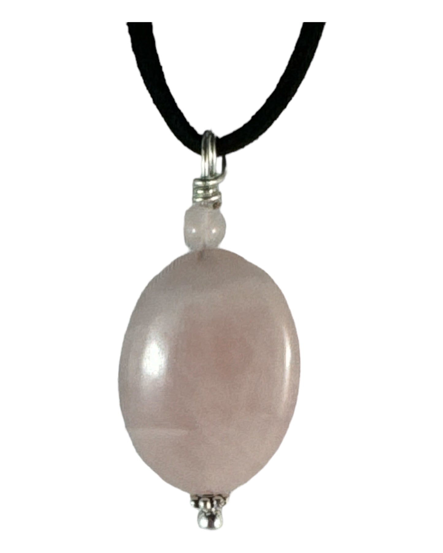 Rose Quartz pendant (Oval)