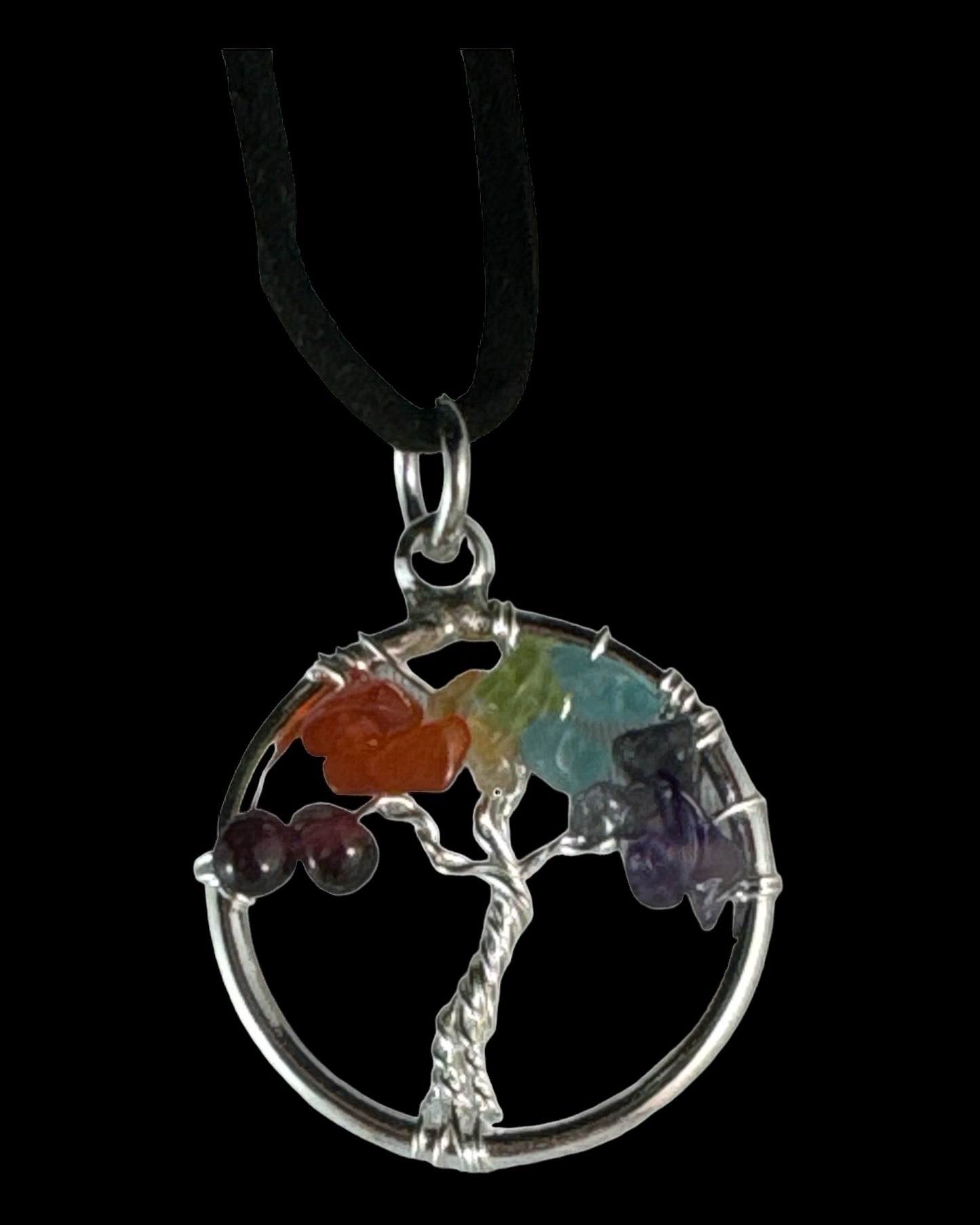 Chakra Tree of Life Pendant (petite)