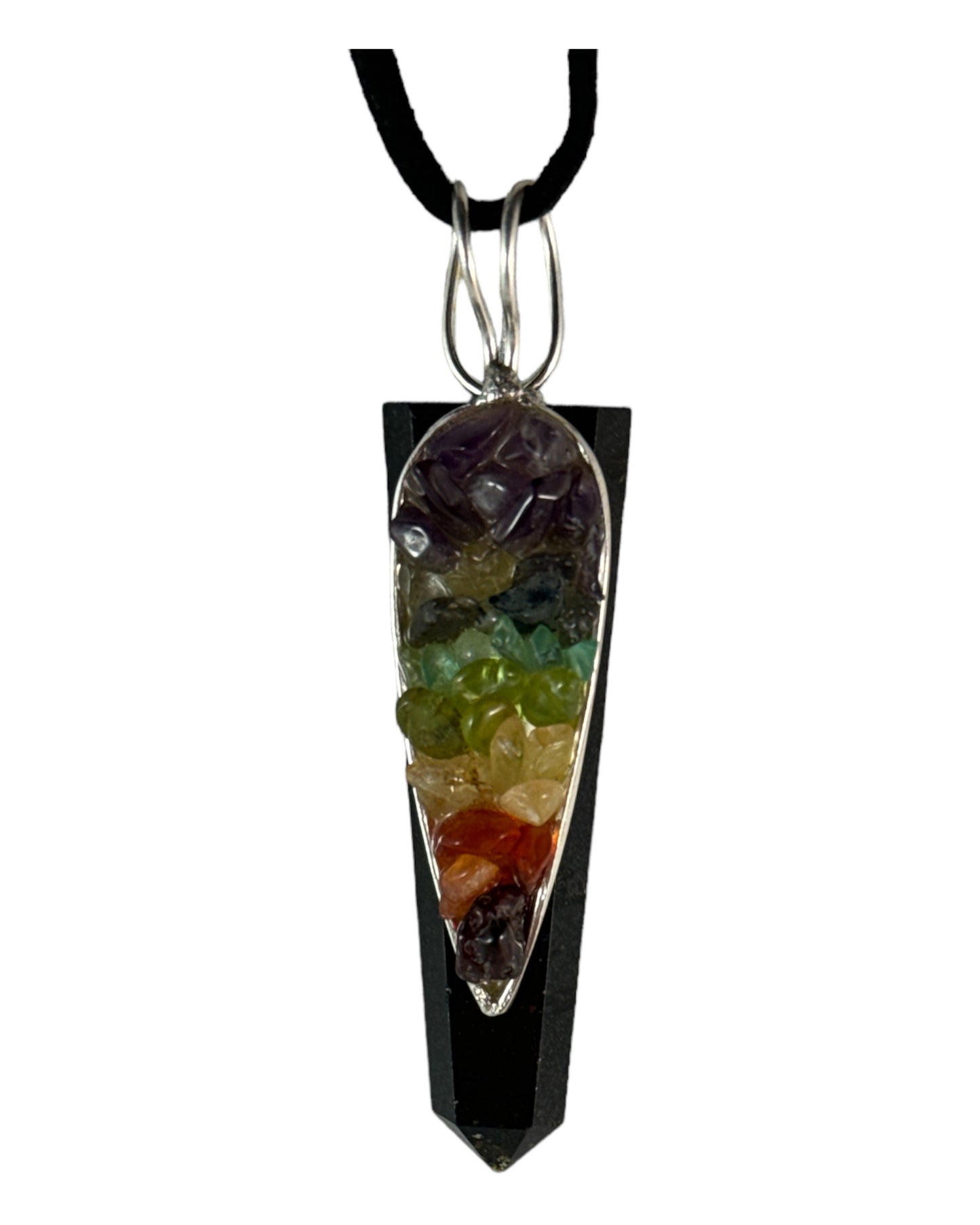 Black Tourmaline Chakra pendant