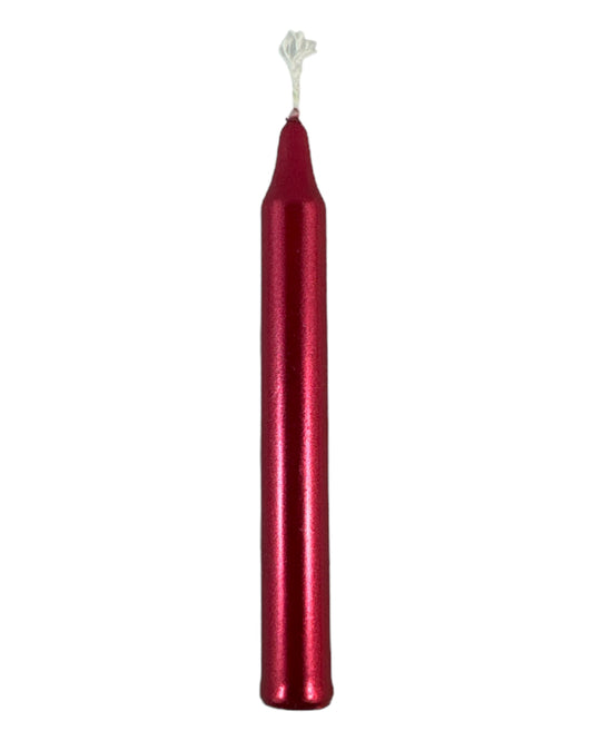 Metallic Red mini candle
