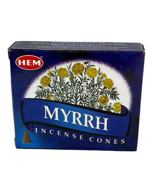 Myrrh Incense Cones (HEM)
