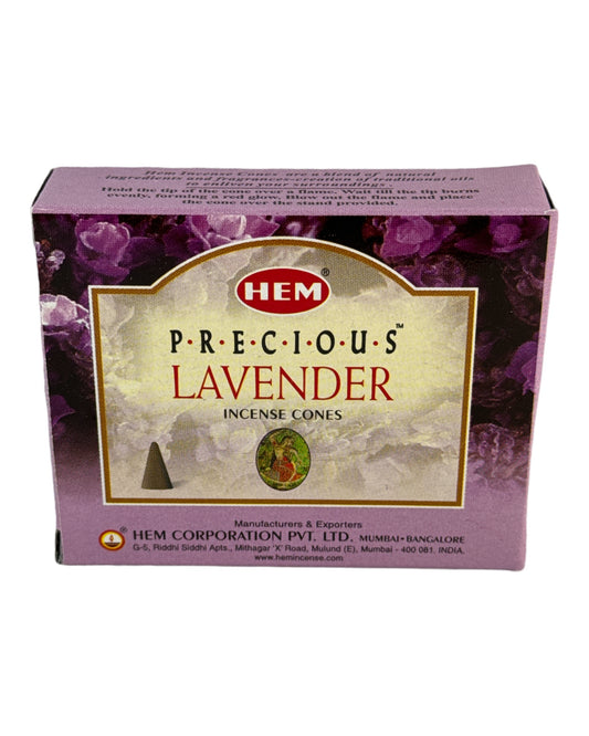 Lavender Incense Cones (HEM)