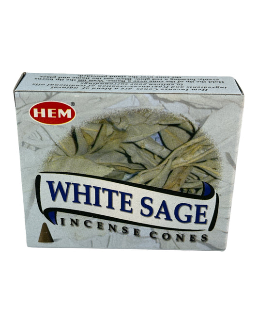 White Sage Incense cones (HEM)