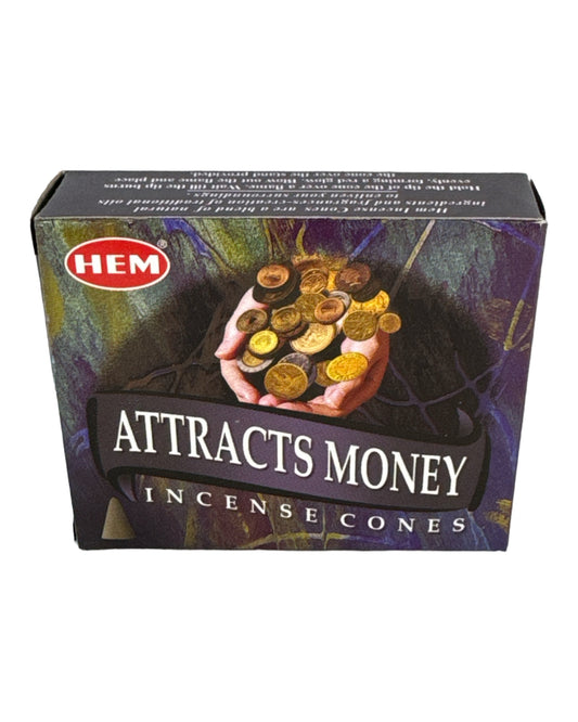 Attract Money Incense Cones (HEM)