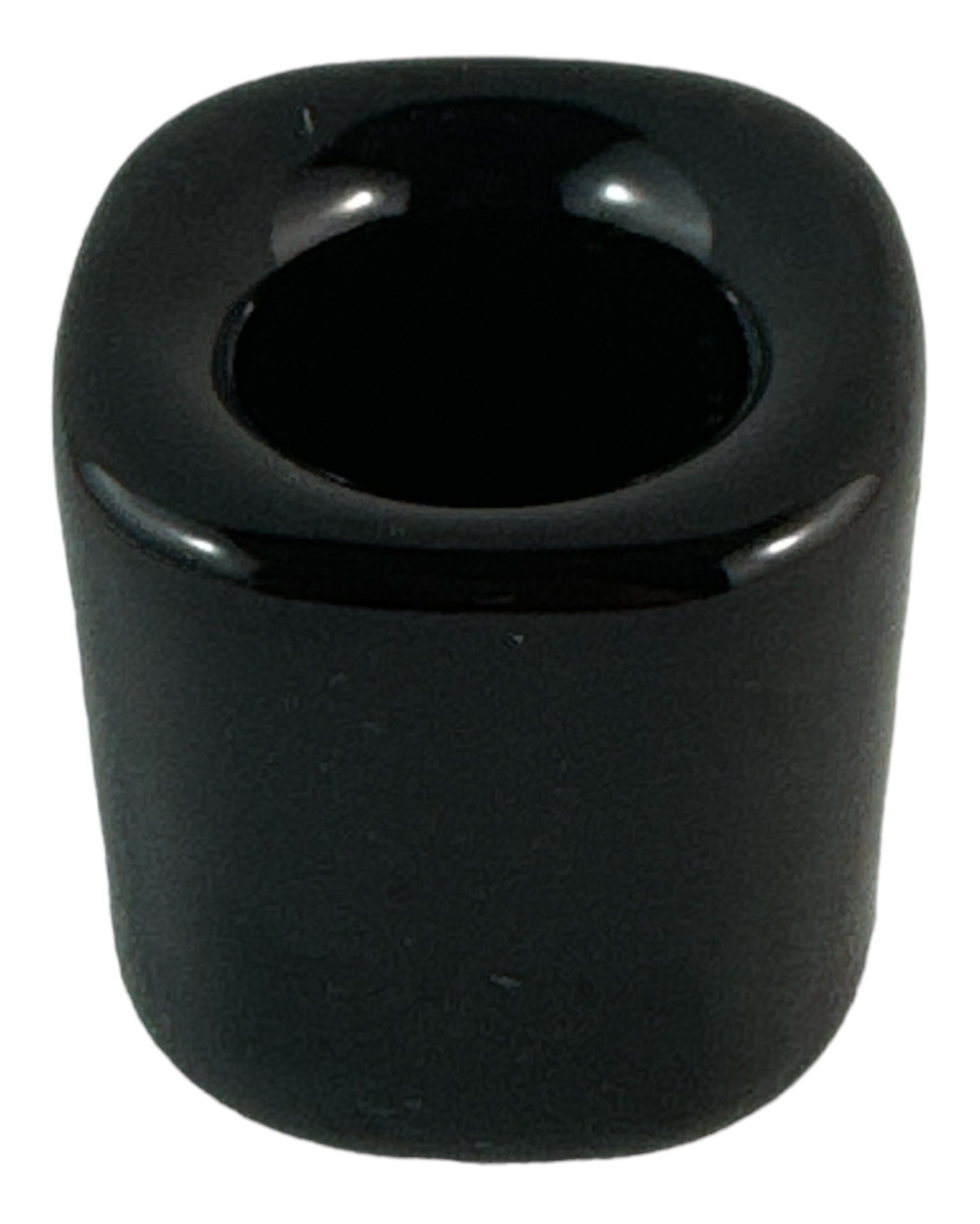 Plain Black mini ritual candle holder