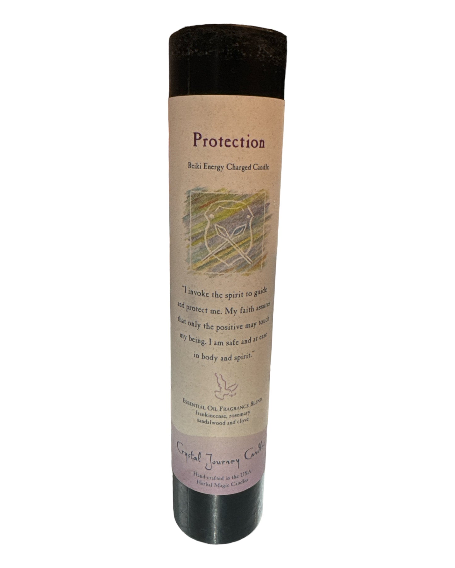 Protection Pillar Candle 7"