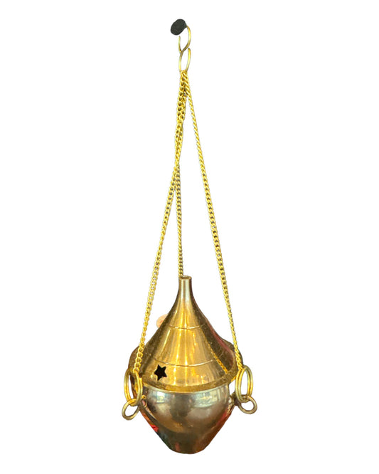 Hanging Brass Incense Holder