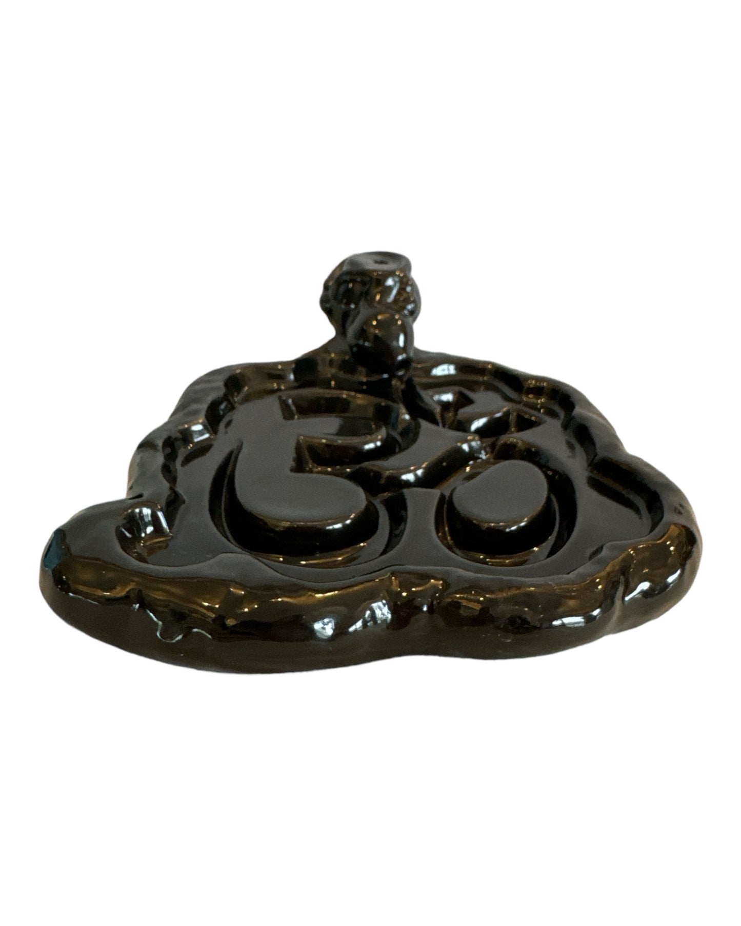 OM Backflow Incense Holder