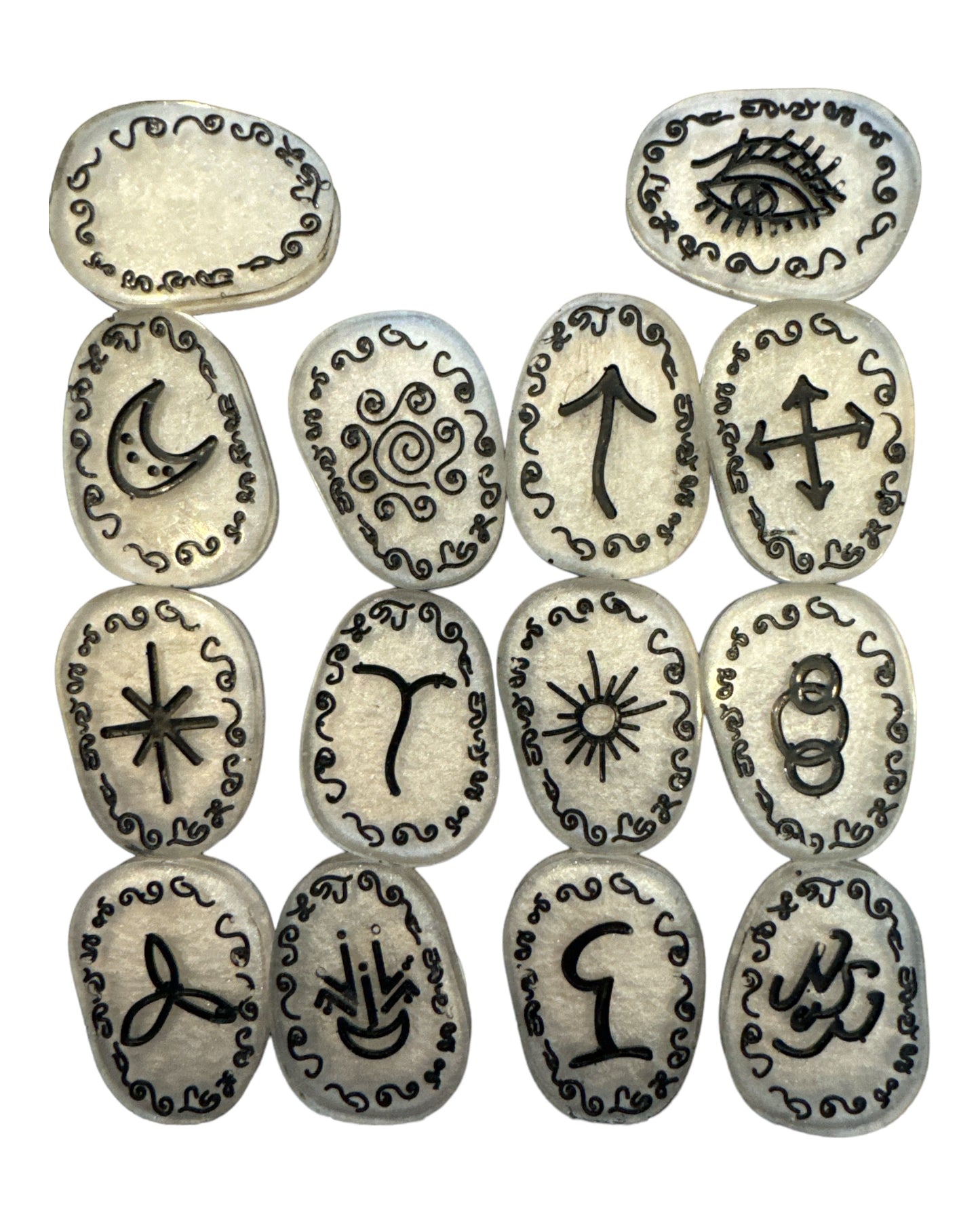 Witch Runes (black on white)