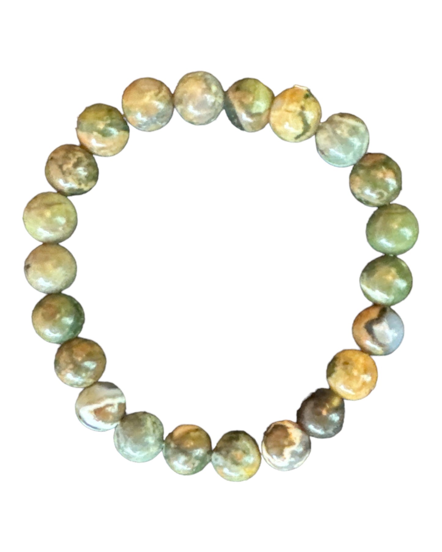 8mm round Rhyolite Bracelet