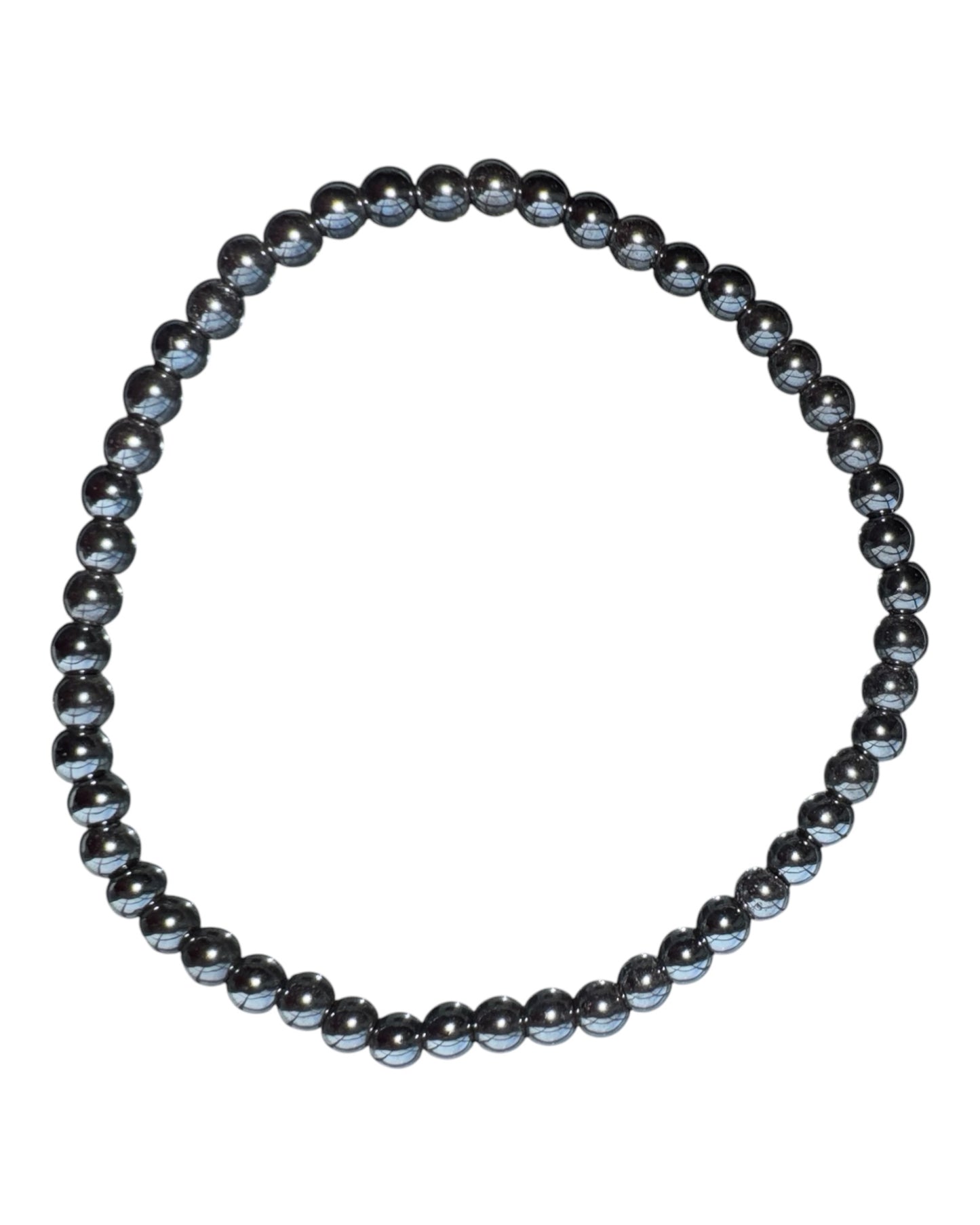 4mm round Hematite bracelet