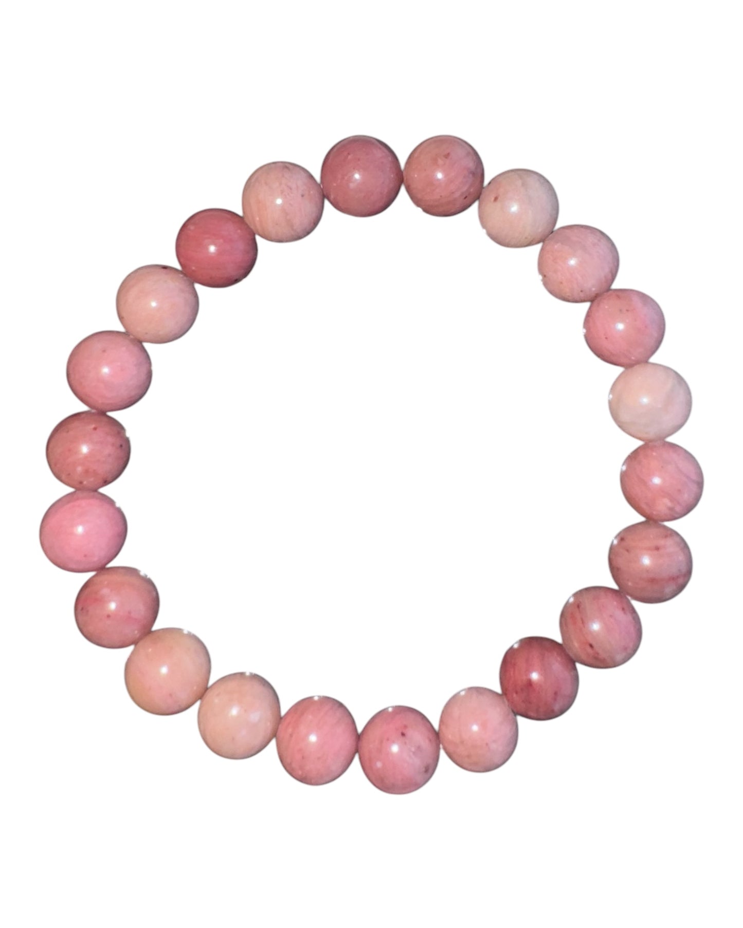 8mm round Rhodonite bracelet