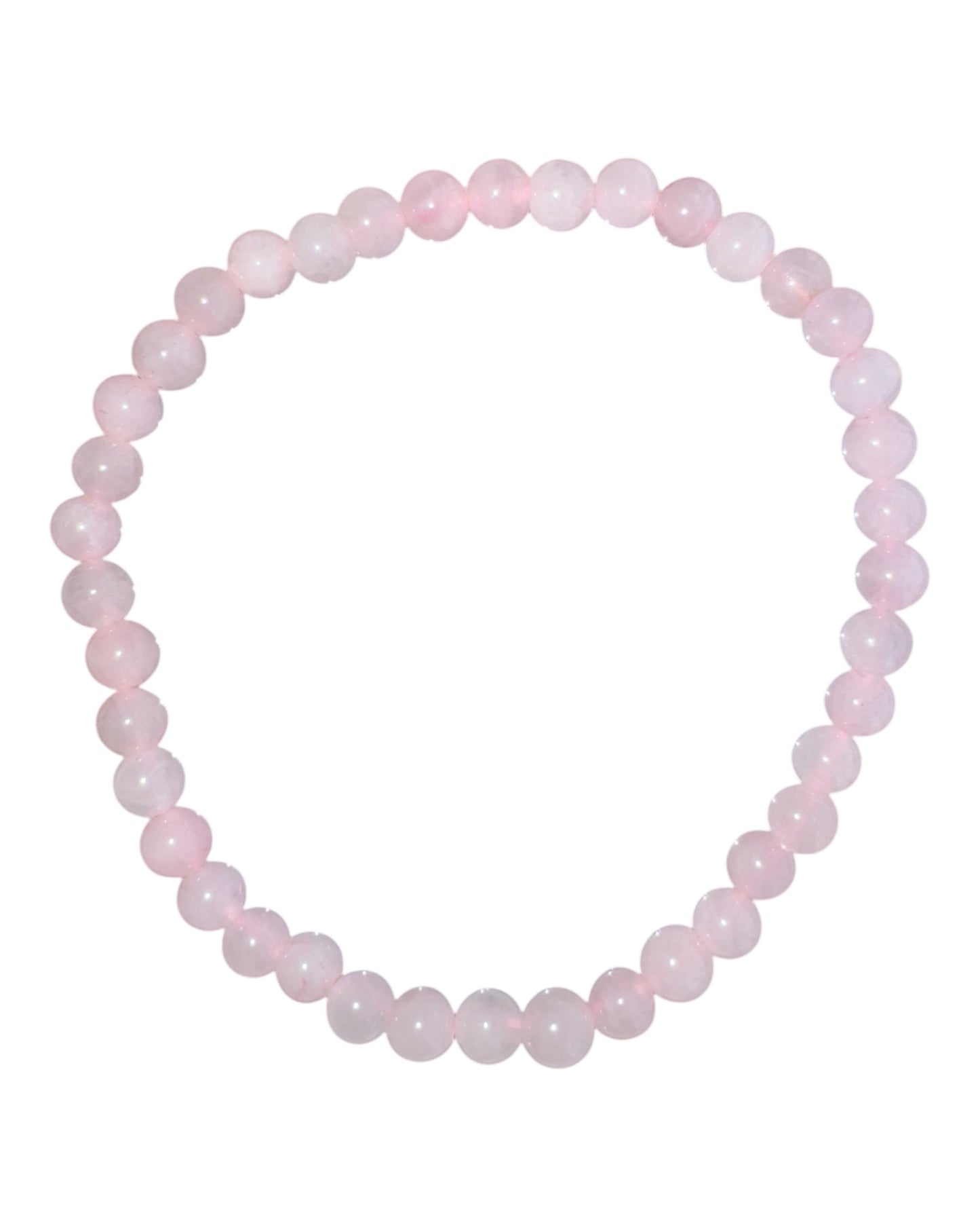 4mm rounds Rose Quartz bracelet