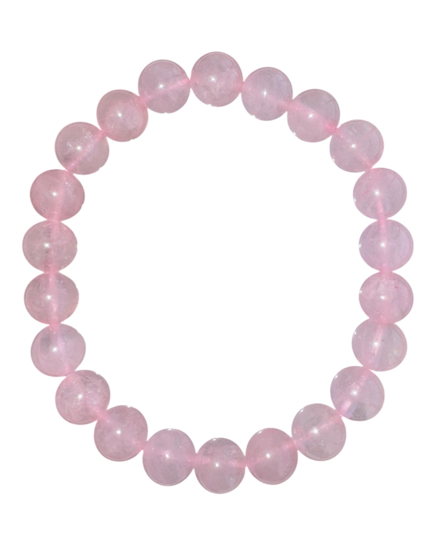 8mm round Rose Quartz bracelet