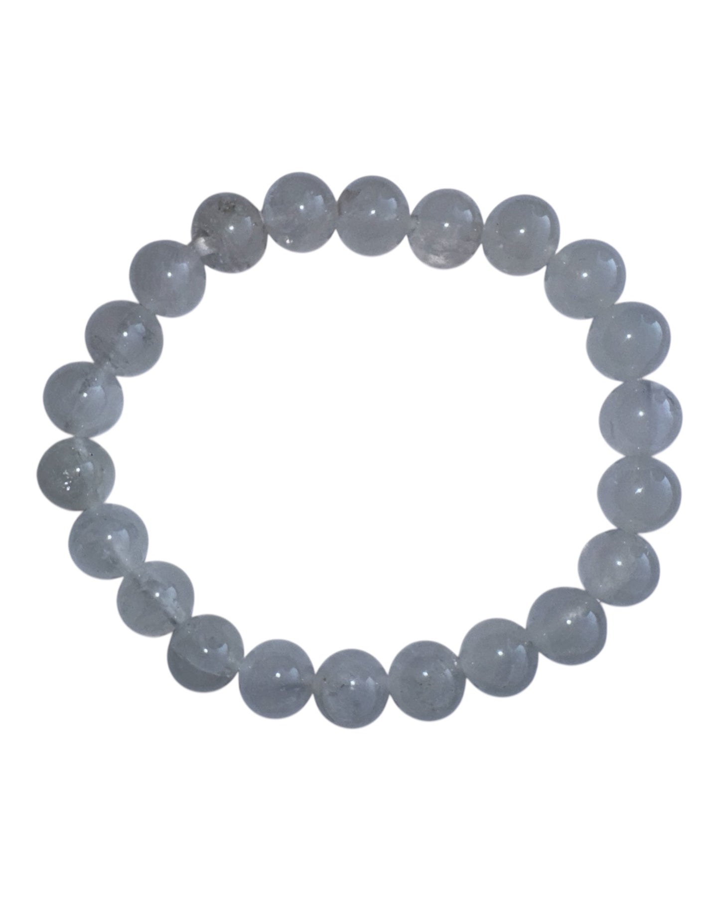 8mm round Clear Quartz bracelet