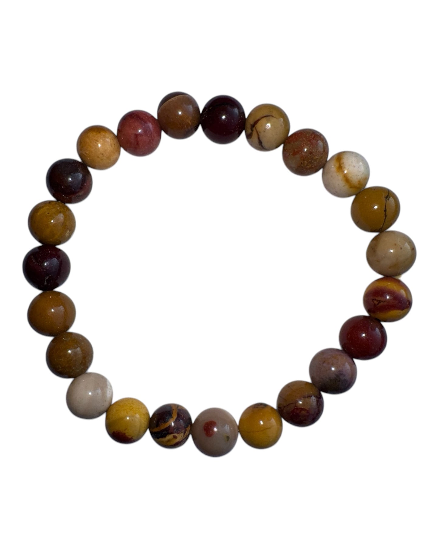 8mm round Mookaite Jasper bracelet