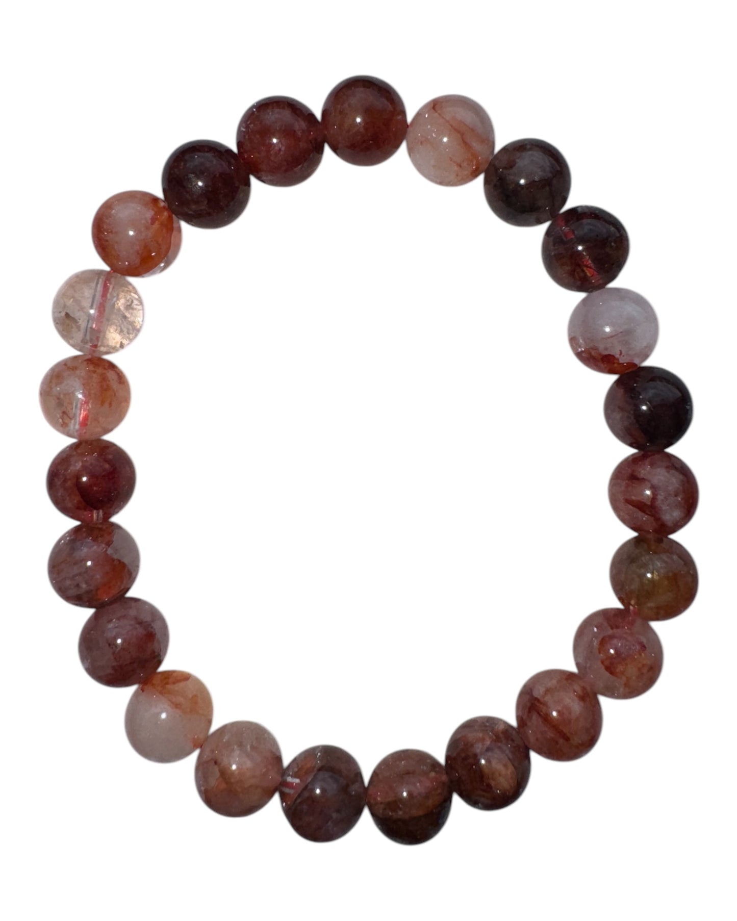 8mm round Himalayan Crystal bracelet