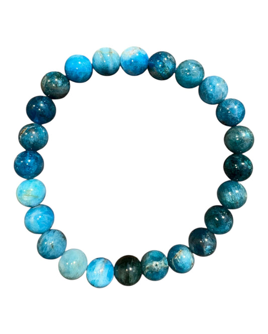 8mm round Apatite bracelet