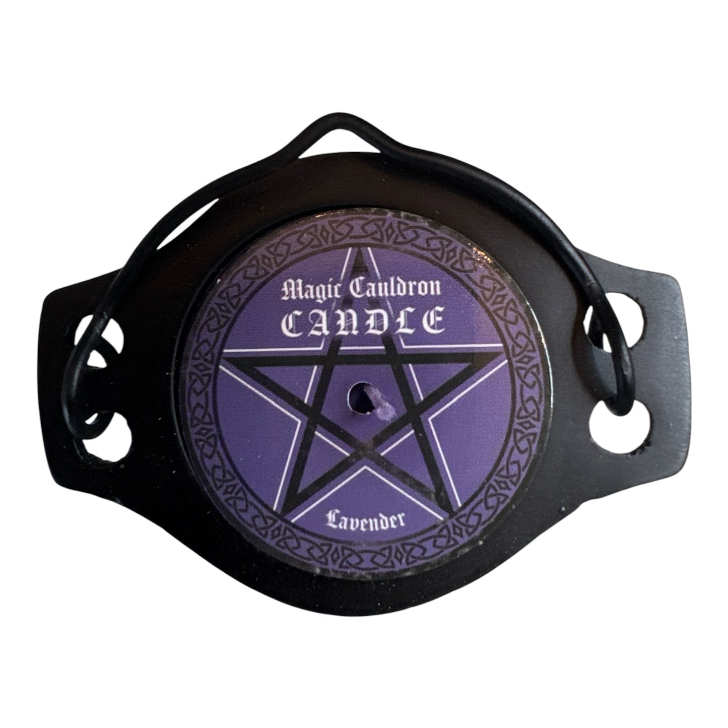 MAGIC CAULDRON CANDLE-LAVENDER 3″