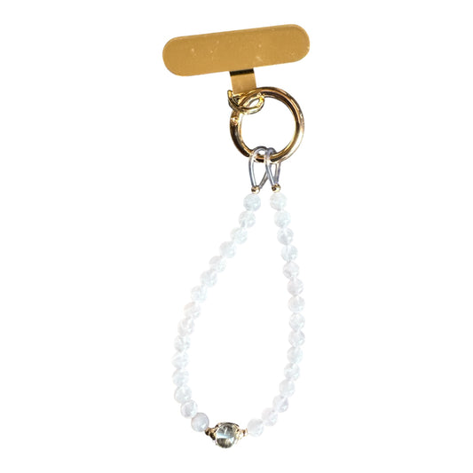 Anti-theft Cell Phone Wrist Strap- Rose Quartz