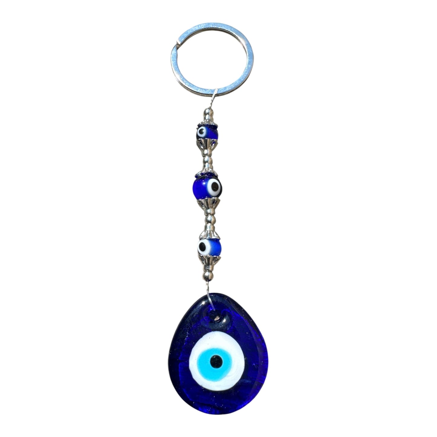 KEY CHAIN-EVIL EYE-TEARDROP 5″