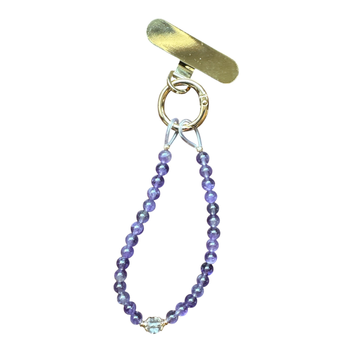 Anti-theft Cell Phone Wrist Strap- Amethyst