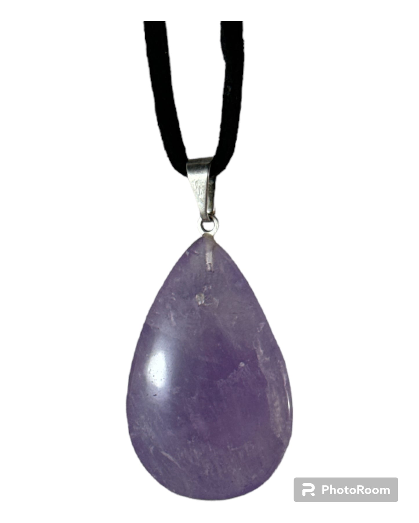 Amethyst pendant (plain tear)