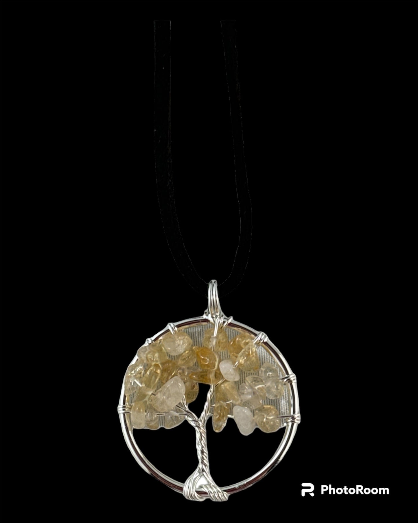 Citrine pendant (Tree of Life)