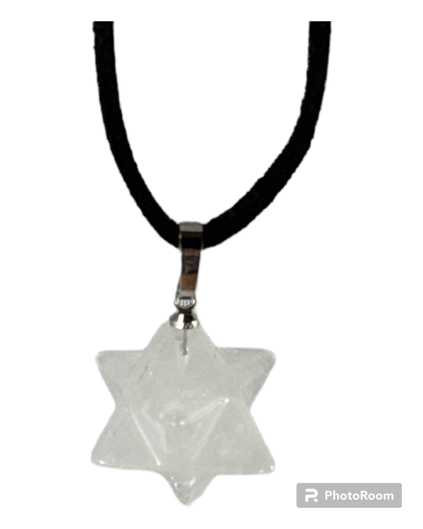 Clear Quartz Merkabas pendant