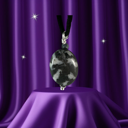 Zebra Jasper pendant (Oval)