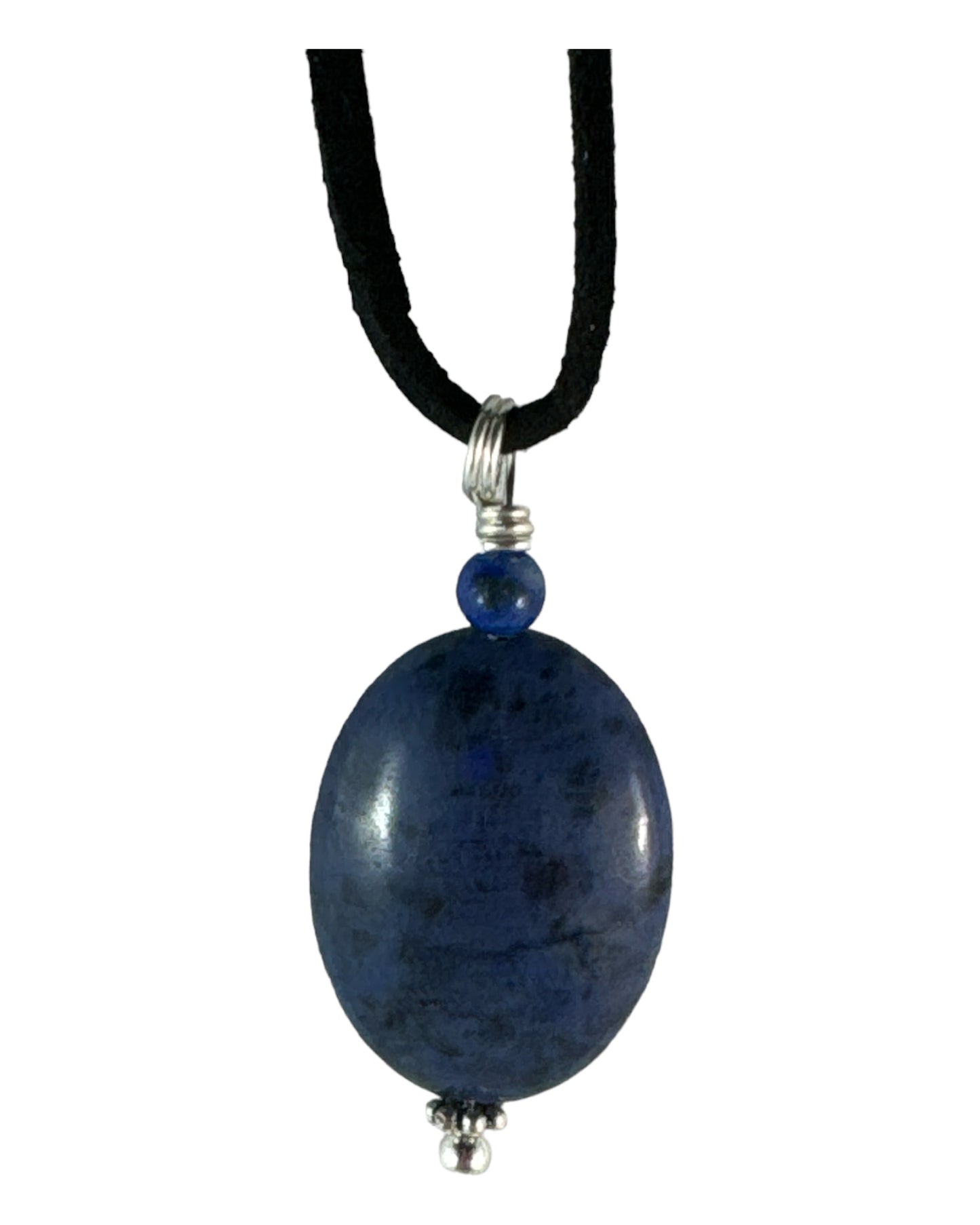 Dumortierite pendant (Oval)