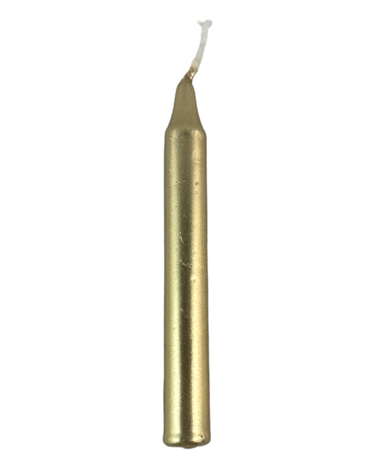 Metallic Gold mini ritual candle
