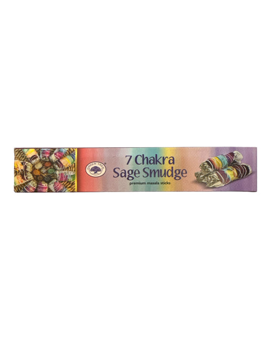 (Green Tree) 7 Chakra Sage Smudge