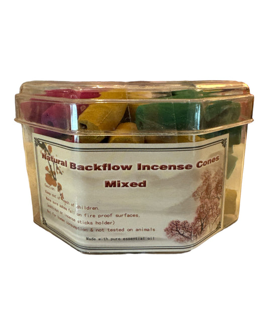 Natural Mixed Backflow Incense Cones