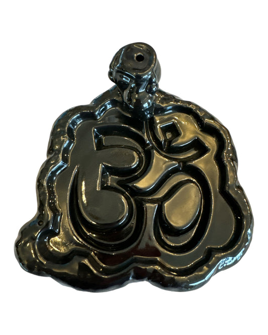 OM Backflow Incense Holder