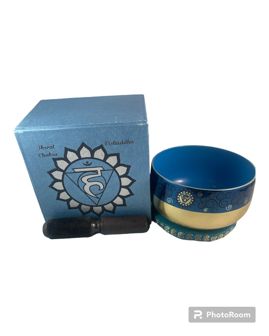 Throat Chakra Singing Bowl 5"